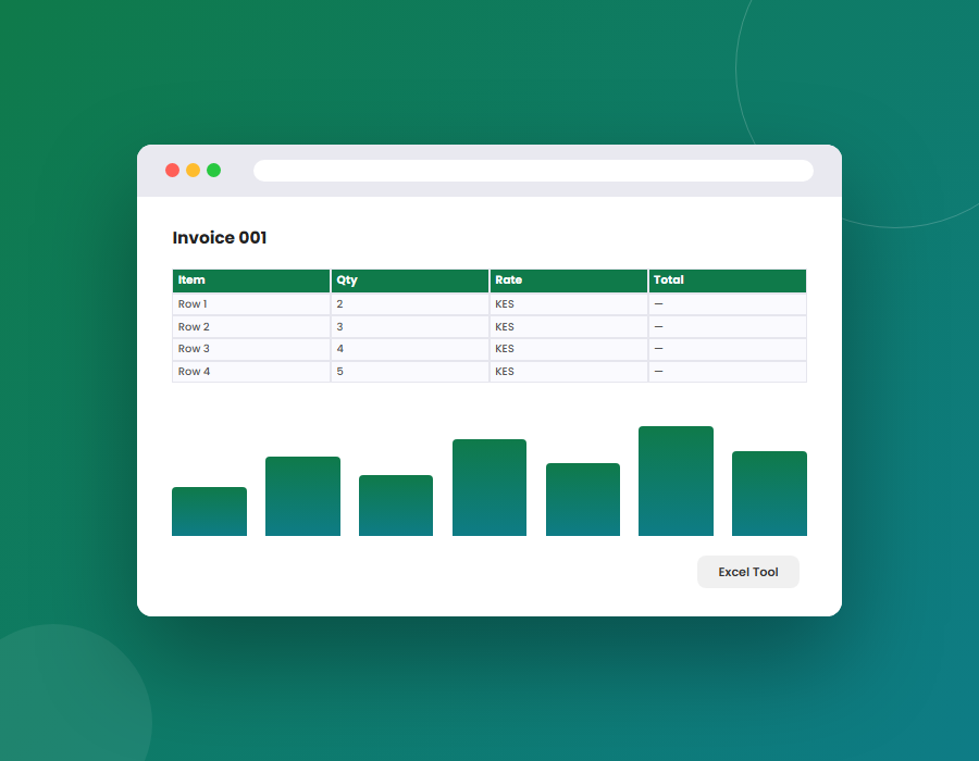 Invoice Excel Tool